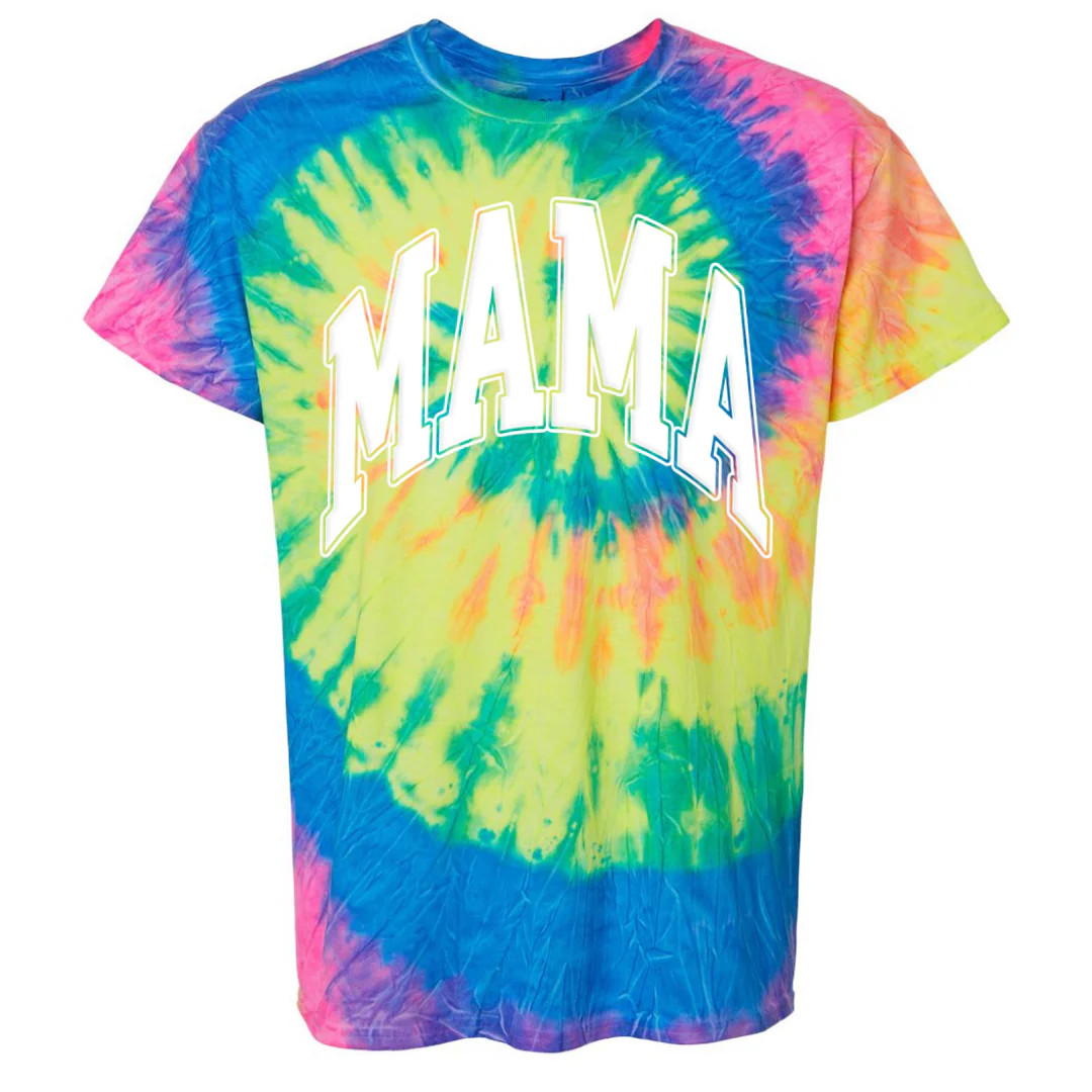PUFF 'Mama' Tie Dye T-Shirt | United Monograms