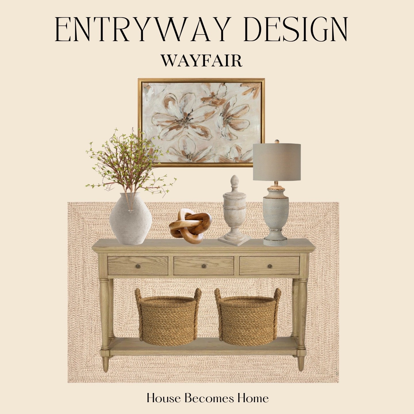 Entryway Design Wayfair 🙌🏻🙌🏻

Entryway design from Wayfair .The perfect blend of style + function with pieces like console tables, mirrors, and storage benches to create a welcoming first impression. Think neutral tones, layered textures, and smart storage to keep everything organized while still looking elevated. Save this for entryway decor ideas and modern home inspiration.

#entrywaydesign #homedecor #wayfairfinds #neutralhome #interiordesign

#LTKSeasonal #LTKHome