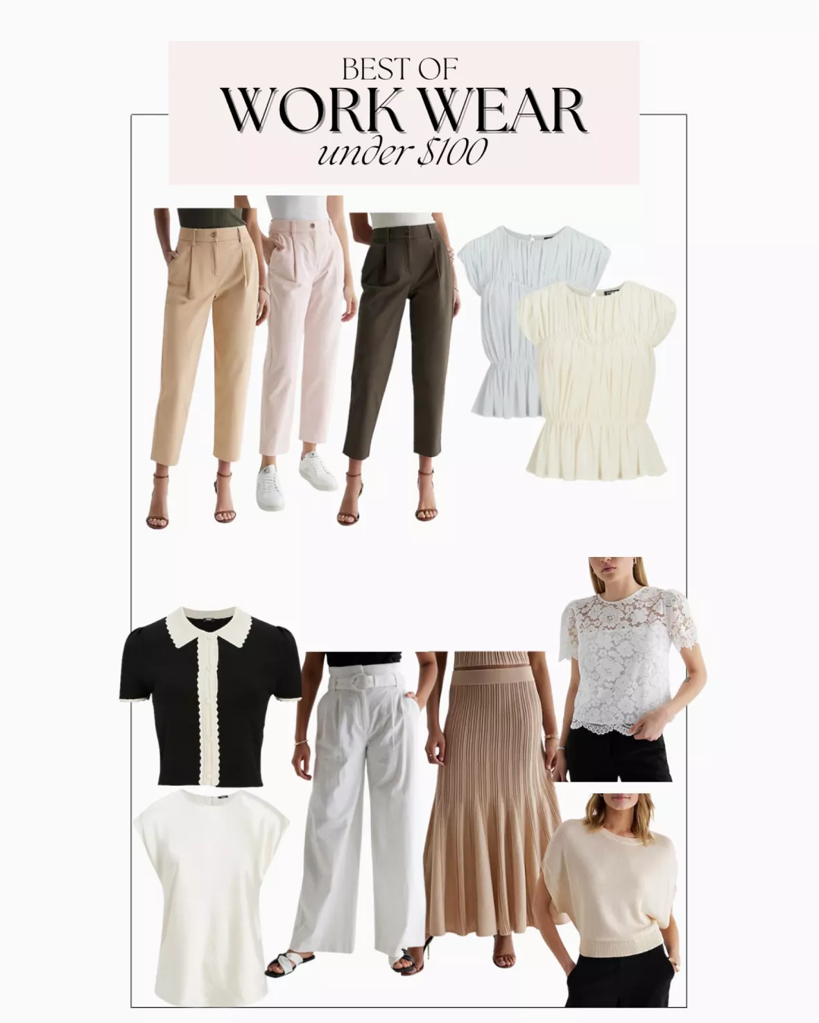 High Waisted Pleated Ankle Chino Pant