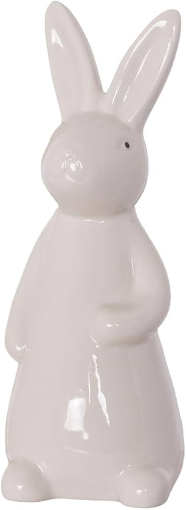 Easter Bunny Decor,White Ceramic Bunnies Perfect Easter Decorations for Home,Charming Rabbit Spri... | Amazon (US)