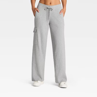 Women's High-Rise Sweater Cargo Pants - JoyLab™ | Target