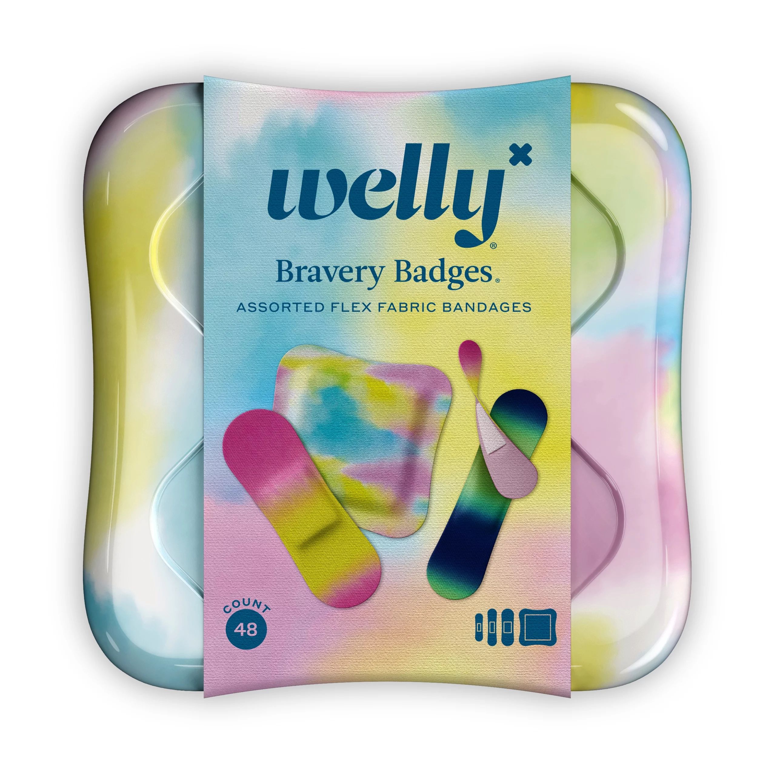 Welly Bravery Badges Assorted Colorwash, 48 bandages | Walmart (US)