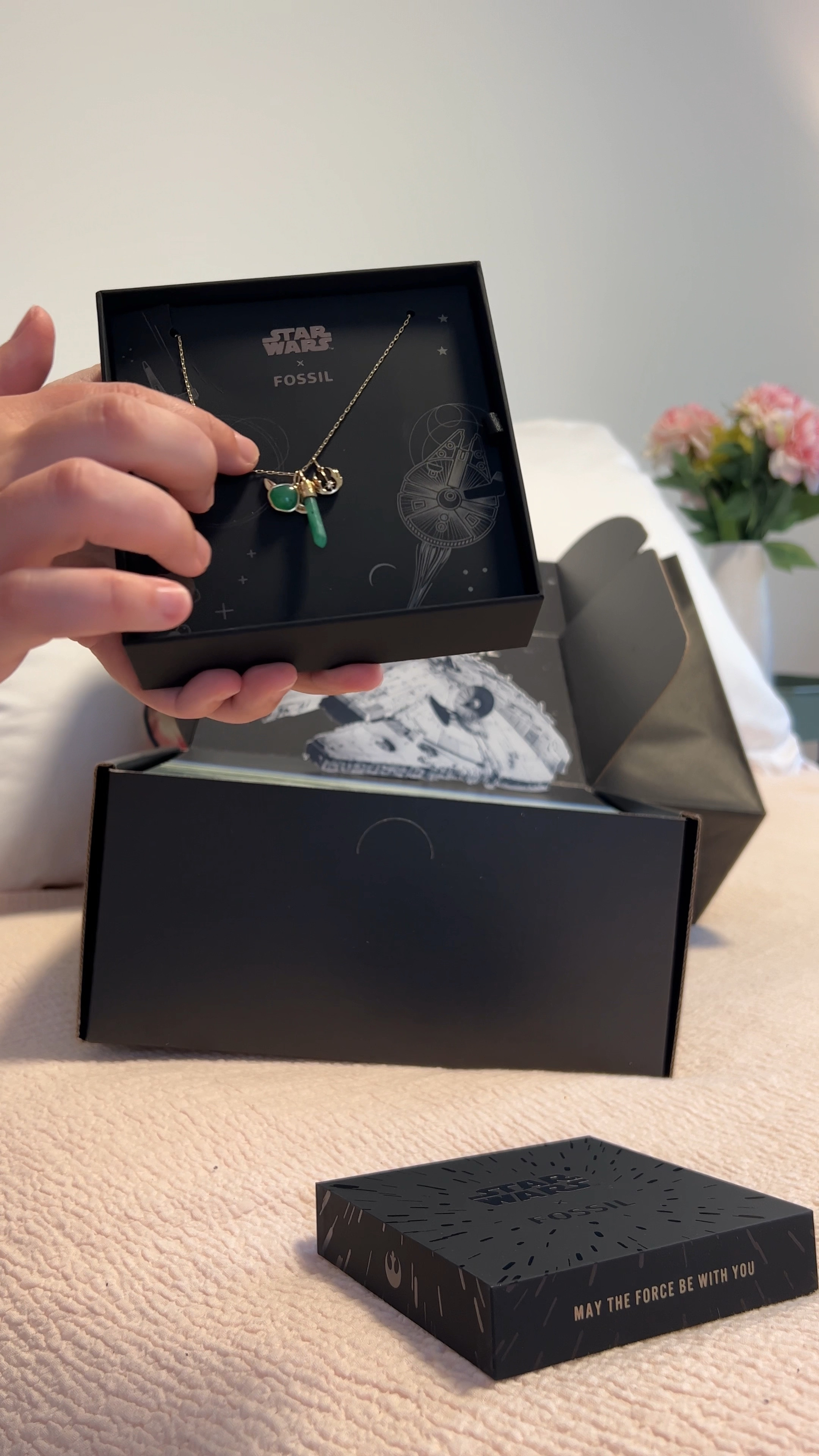 Star Wars x FOSSIL collection Grogu/Yoda necklace! 

#LTKunder100 #LTKstyletip #LTKFind