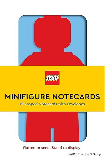 Chronicle Books LEGO Minifigure Notecards | 12 Shaped Notecards with Envelopes | Amazon (US)