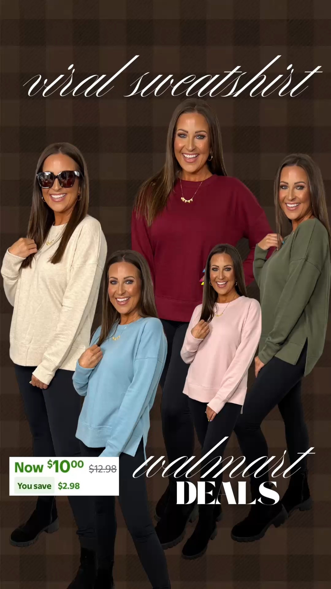 The viral Walmart sweatshirt is on sale! These are so comfy and versatile! Tie around your waist with a flannel, wear with leggings, layer over a button down, pair with jeans, etc. Wearing a small.

Fall fashion, fall outfits, fall style, Walmart outfits, Walmart fashion, Walmart deals, Walmart style, viral fashion

#LTKSeasonal #LTKSaleAlert #LTKStyleTip