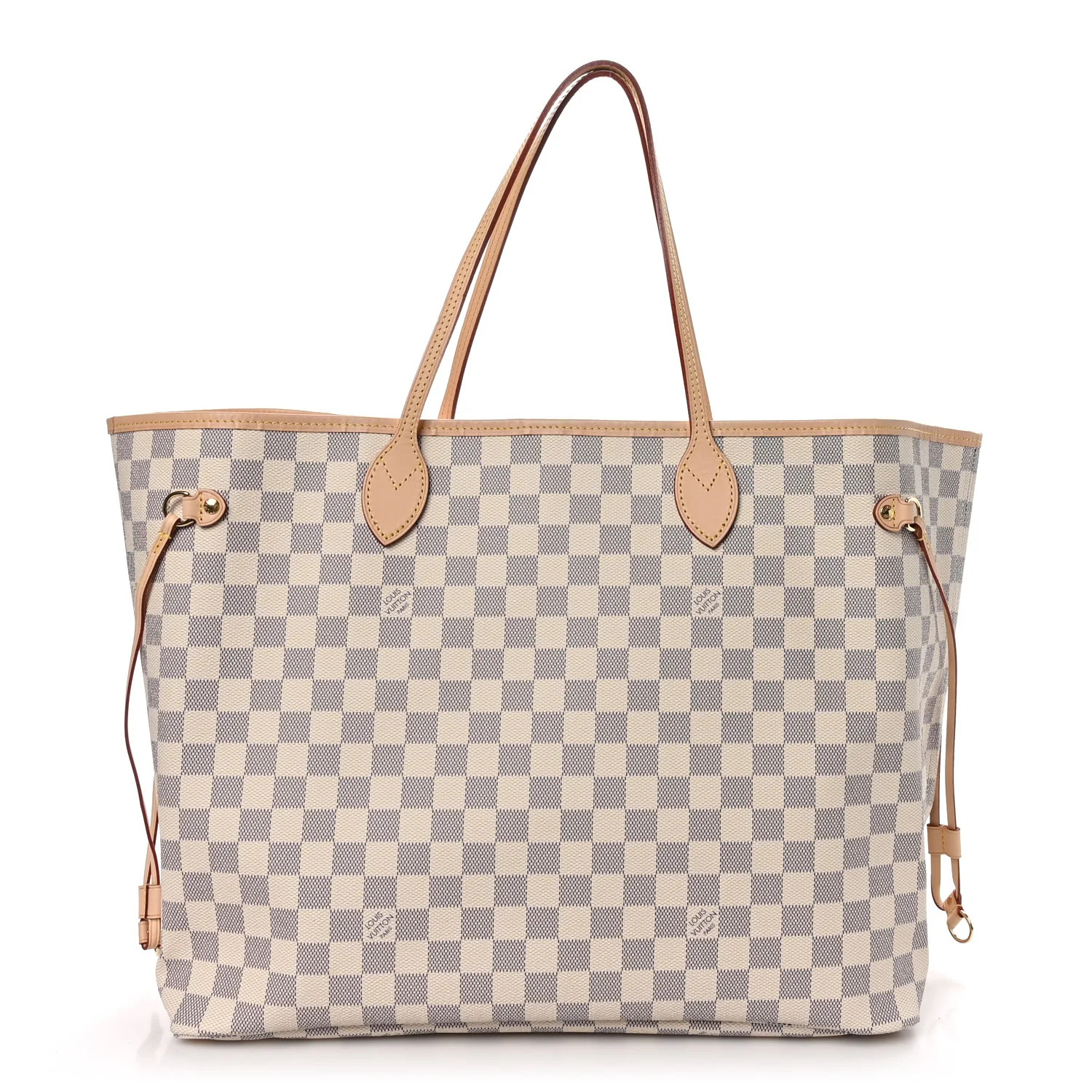 Damier Azur Neo Neverfull GM Rose Ballerine | FASHIONPHILE (US)