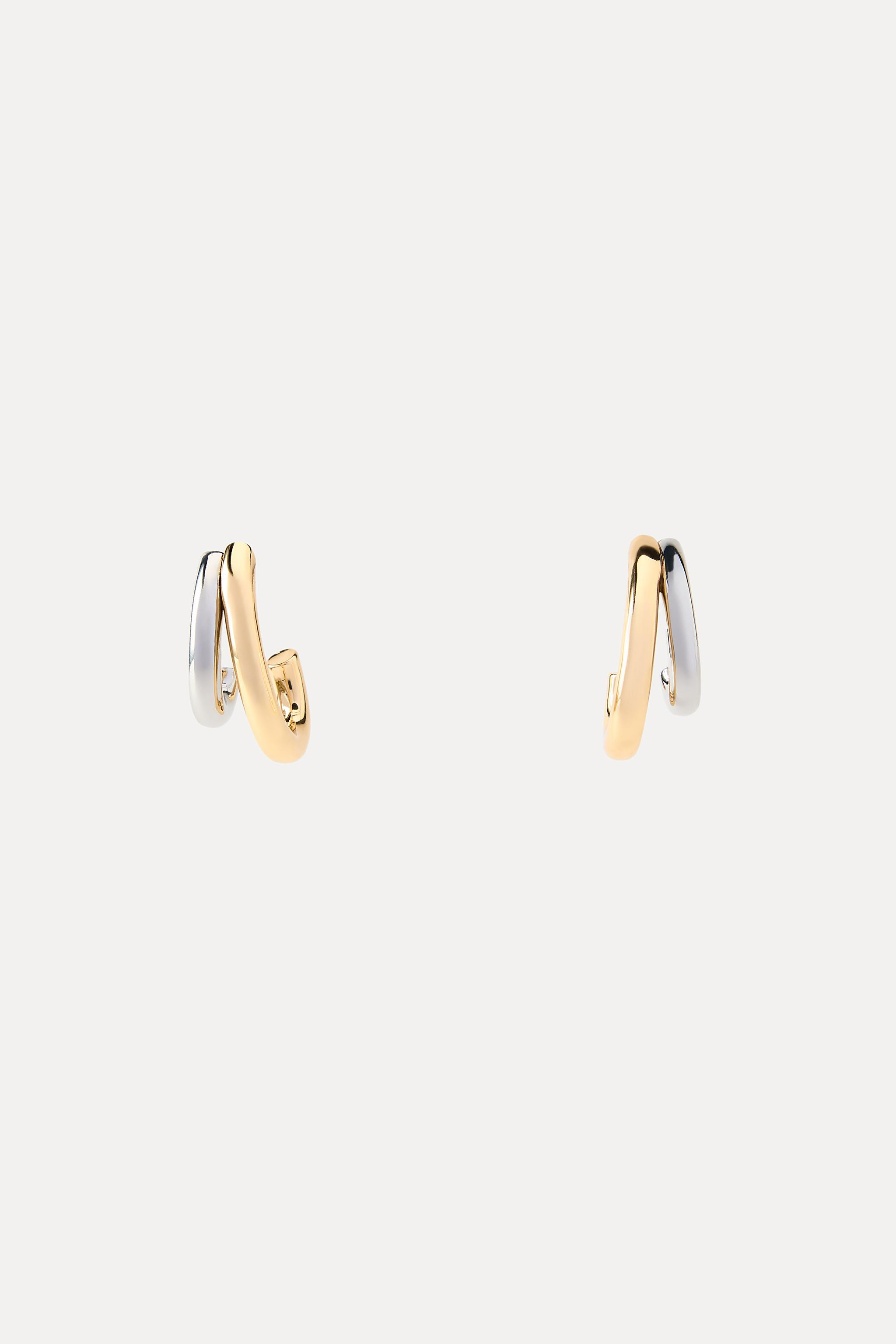 DOUBLE HOOP EARRINGS | Zara US