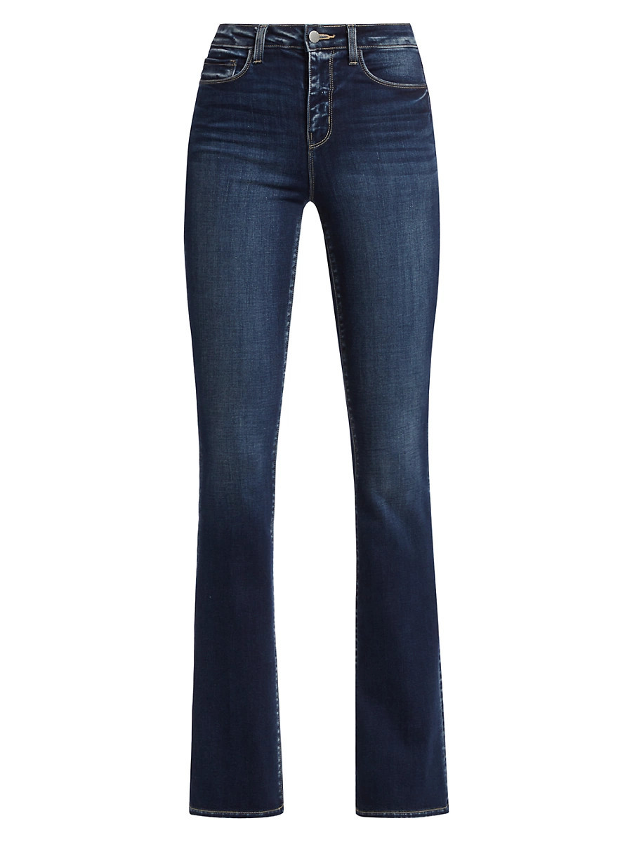 Women's Selma High-Rise Boot-Leg Jeans - Columbia - Size 29 | Saks Fifth Avenue