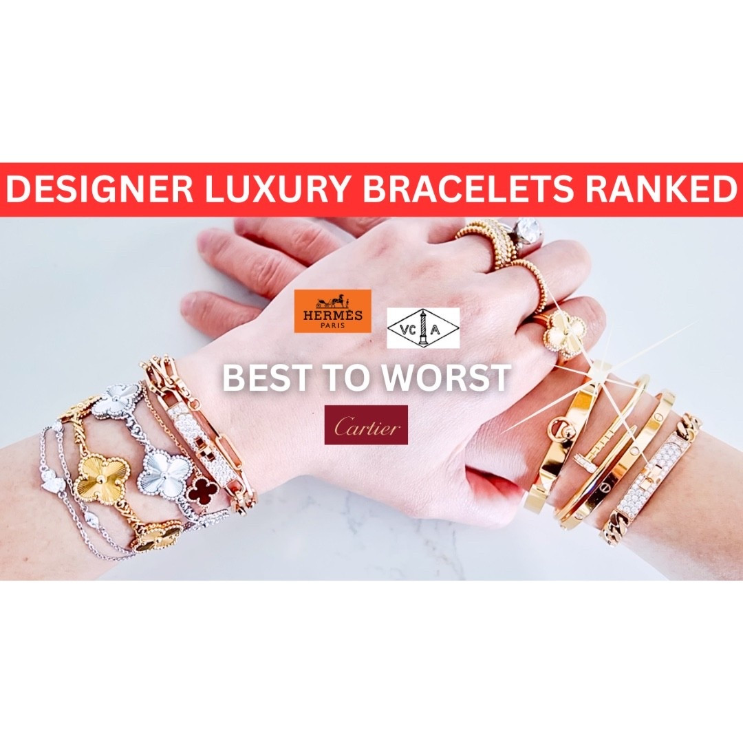 New video rank my designer bracelets from the best to the worst is up on my channel now! Are you surprised about the ranking? 🤩what’s your no. 1 bracelet in your heart? ❤️ 

#LTKWedding #LTKselfcare #LTKOver40
