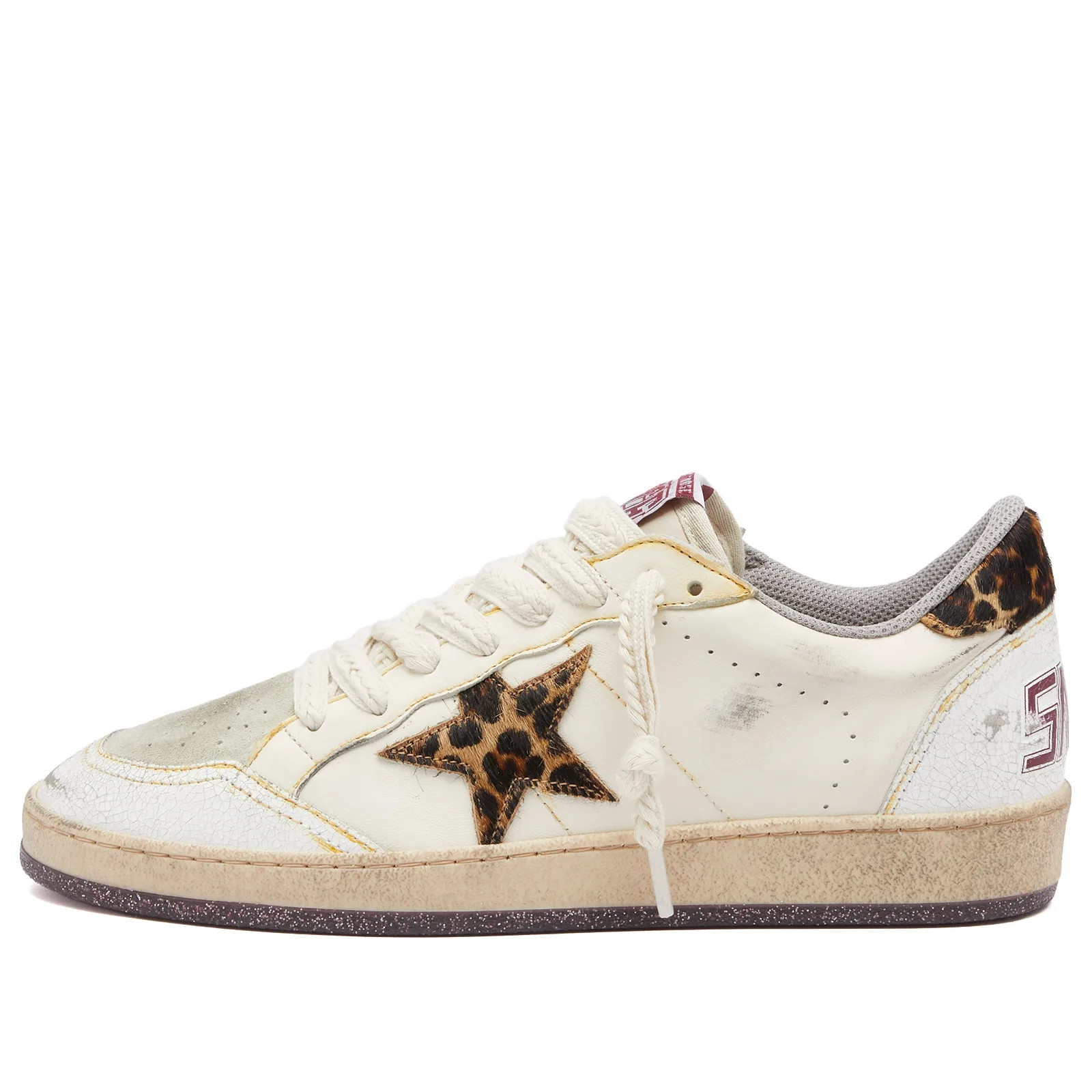 Golden Goose Women's Ballstar Sneaker in White/Beige, Size EU 37 | END. Clothing