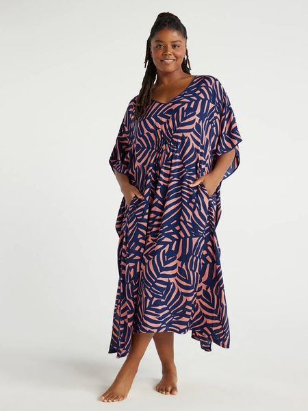 I’m totally wearing this soft gown as my swimsuit cover-up. You with me???
