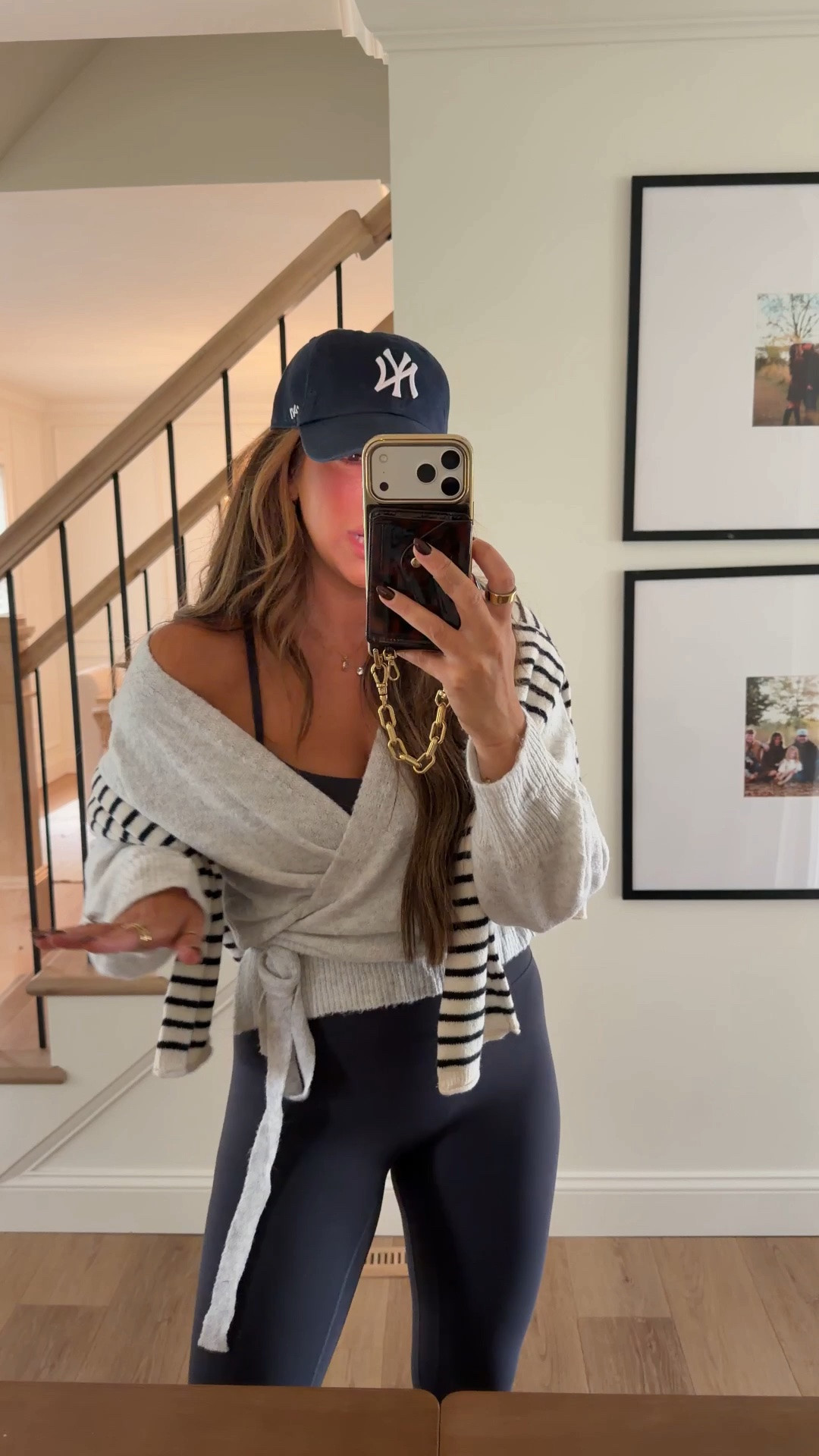 Today’s jewelry. Football earrings. NFL attire code LAUREN213 to save 20% on my leggings and tank on Amazon. Xx small bottoms med top. Blush she goes to the gym

#LTKOver40 #LTKActive #LTKSaleAlert