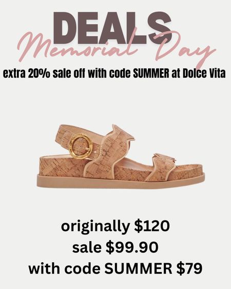 Dolce Vita Memorial Day sale 
20% off sale shoes. Y’all there are SO MANY cute finds! 
Memorial Day deals, Memorial Day sale, Sale alert, sandal sale, sandal deals, wedge, summer deals, summer fashion deals, summer shoes, summer sandals, wicker, platform sandals, heels, braided heels, wicker sandals, scalloped sandals, beach outfit, resort wear, travel outfit, vacation outfit 
#shoes #sale #sandals 

#LTKSaleAlert #LTKSeasonal #LTKShoeCrush