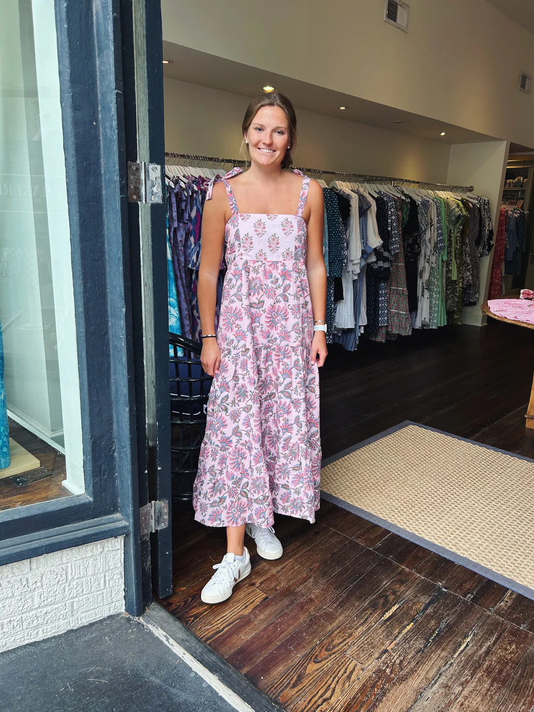 Allyson Maxi Dress Pink Lily | Madison Mathews