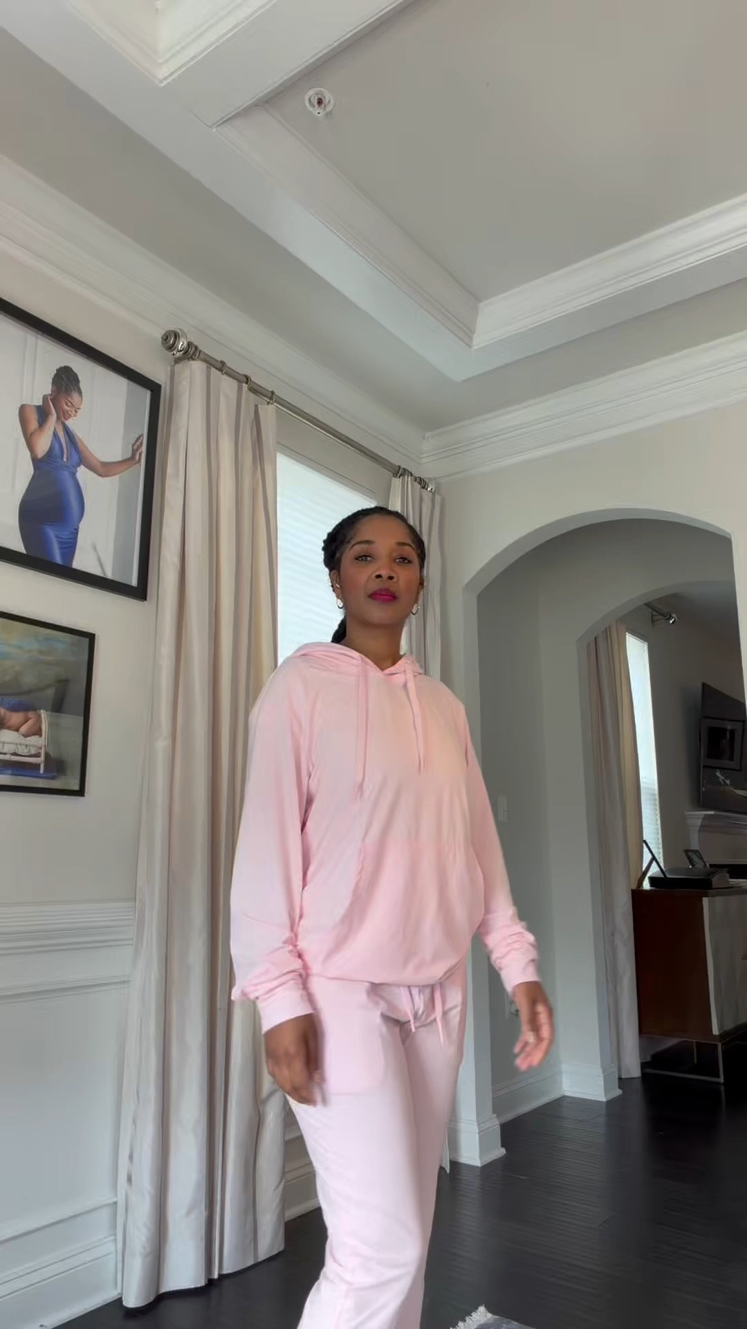 The Cherry Blossom set is THAT girl 🌸✨ Soft, stretchy, and perfect for all-day comfort. I fear I need this in every color now. #comfrt 

#LTKootd