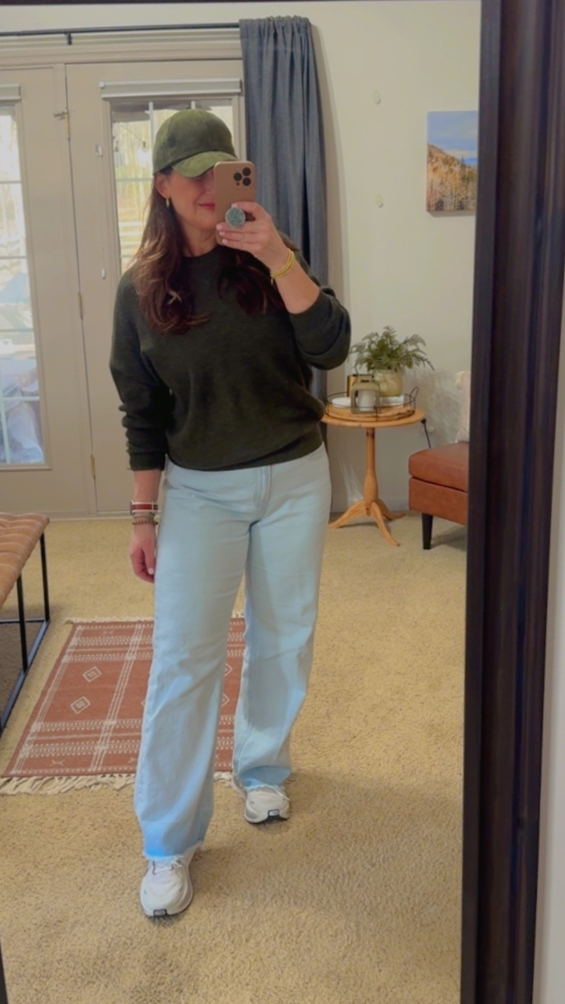 Friday: Lacrosse game 
Nike - I sized up one size 
Sweater size large
Tank size large
Jeans size 12
Casual athletic style

#LTKMidsize #LTKmomlife #LTKActive