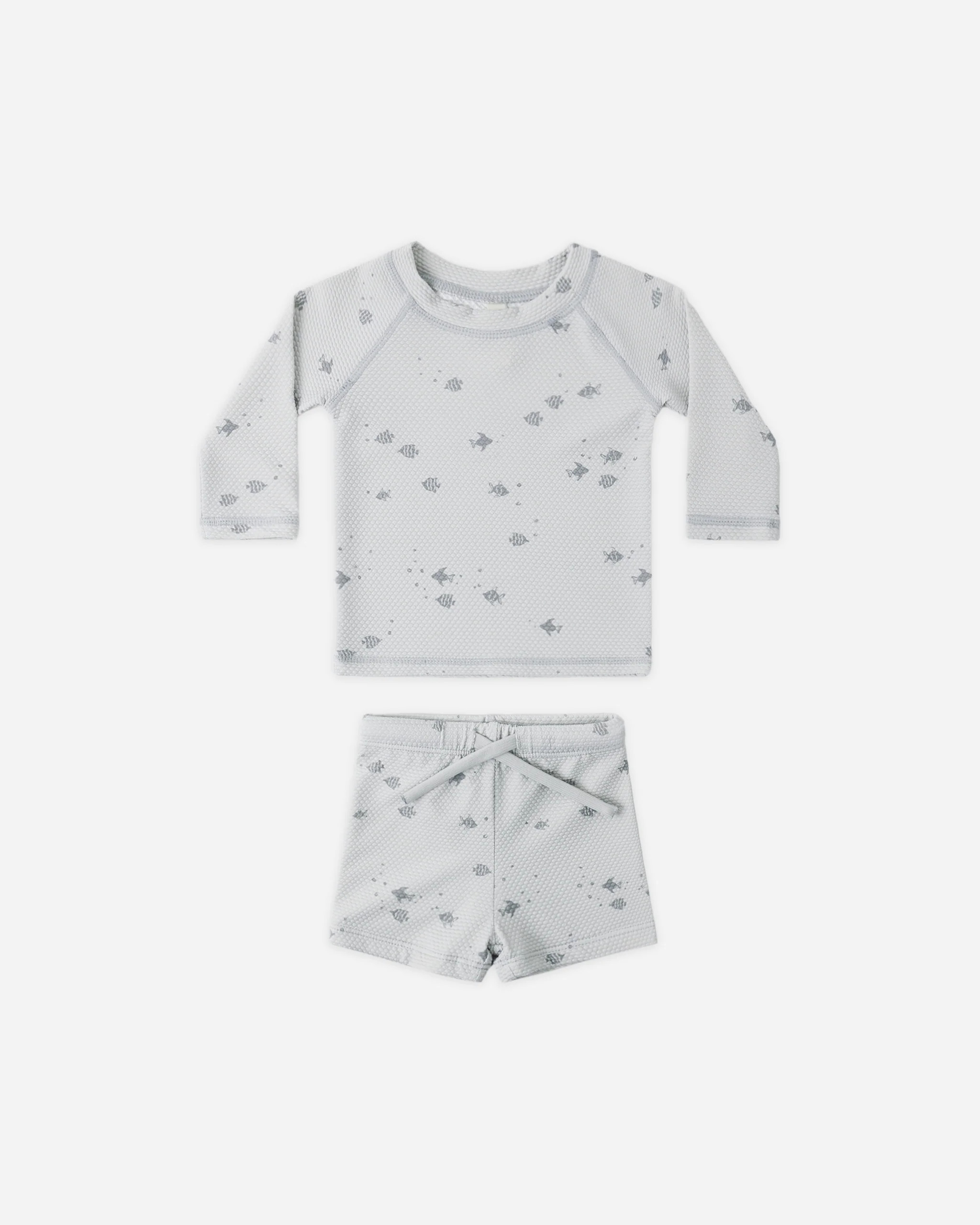 Finn Rashguard + Short Set Fish | Rylee + Cru