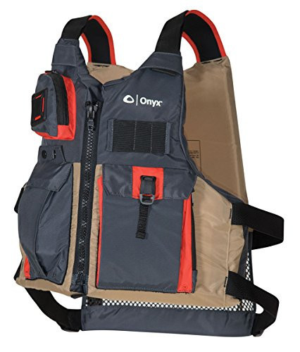 Onyx Kayak Fishing Life Jacket – USCGA PFD/Life Jacket with Multiple Pockets, High-Back Design & Adjustable Straps for Paddle Sports & Fishing | Amazon (US)
