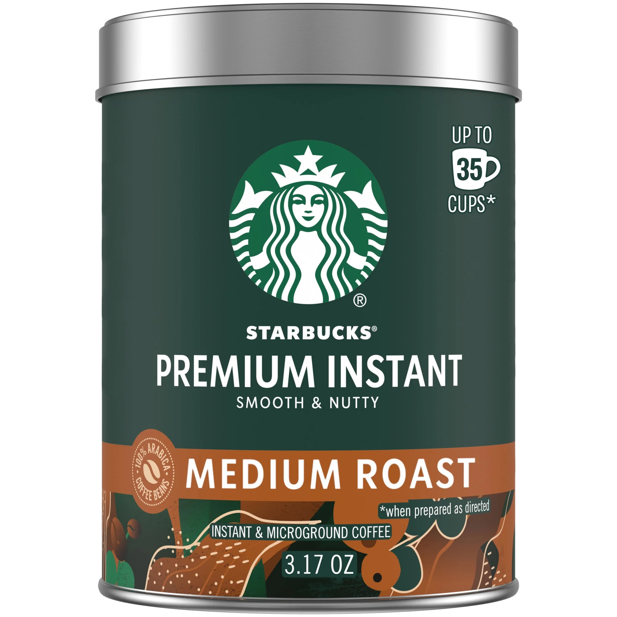 Starbucks Premium Medium Roast Instant Coffee, 3.17 oz | Walmart (US)