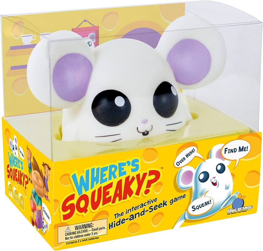 Where’s Squeaky Fun Interactive Preschool and Children - Educational Hide-and-Seek Mouse Game b... | Amazon (US)