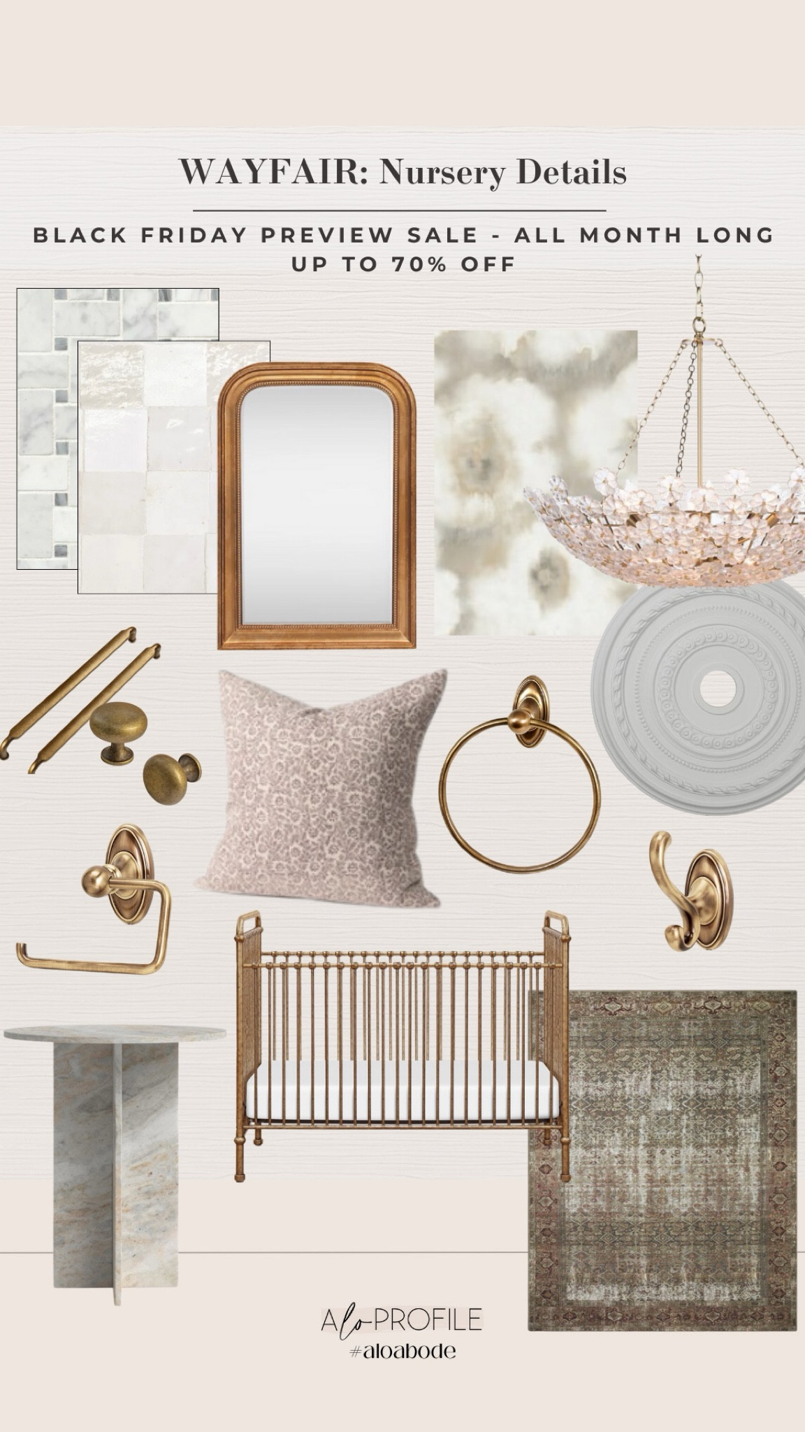 Nursery details ON SALE! It’s a great time to shop all things home because @wayfair is having their Black Friday Preview all month long! You can save up to 70% off & get fast shipping. 

SO much of what I own is on sale & I have so many things on my wishlist I’ve been waiting for a good sale to grab! I also have all of this & more linked in my @shop.ltk for you all. #wayfairpartner #wayfair #onlyatwayfair #liketkit #nurserydecor #nursery #nurserydesign #homedecor #homedetails #decor #dreamhouse #dreamhome #babygirl #girlnursery #bathroomdecor #girlsbathroom #bathroomrenovation

#LTKHome #LTKBaby #LTKSaleAlert