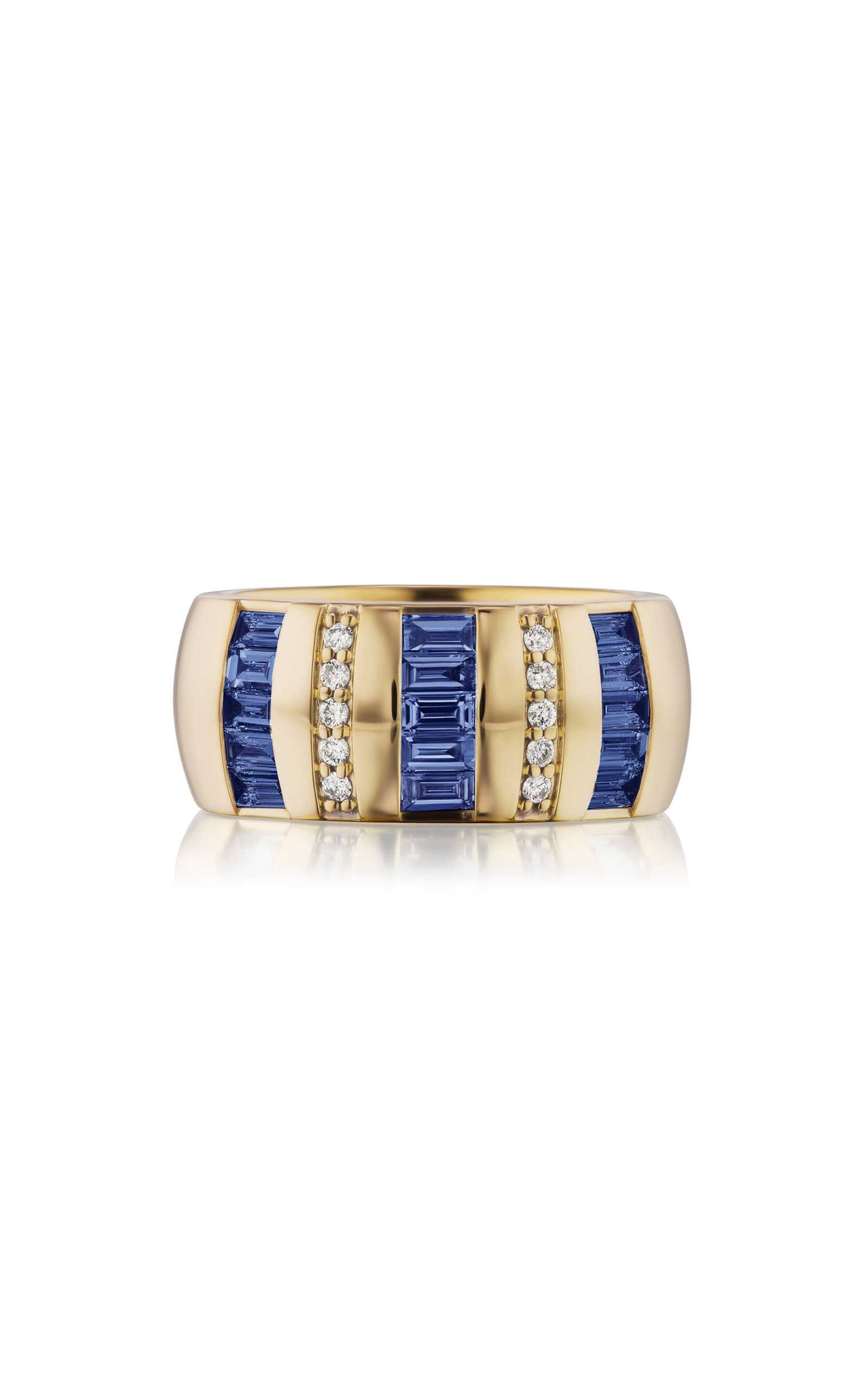 Tarot 18K Yellow Gold Sapphire, Diamond Ring | Moda Operandi (Global)