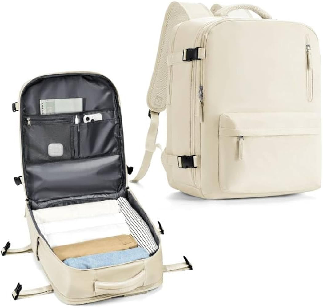 WONHOX Large Travel Backpack Carry on Flight Approved Laptop Work Business Backpack for Women Men... | Amazon (US)