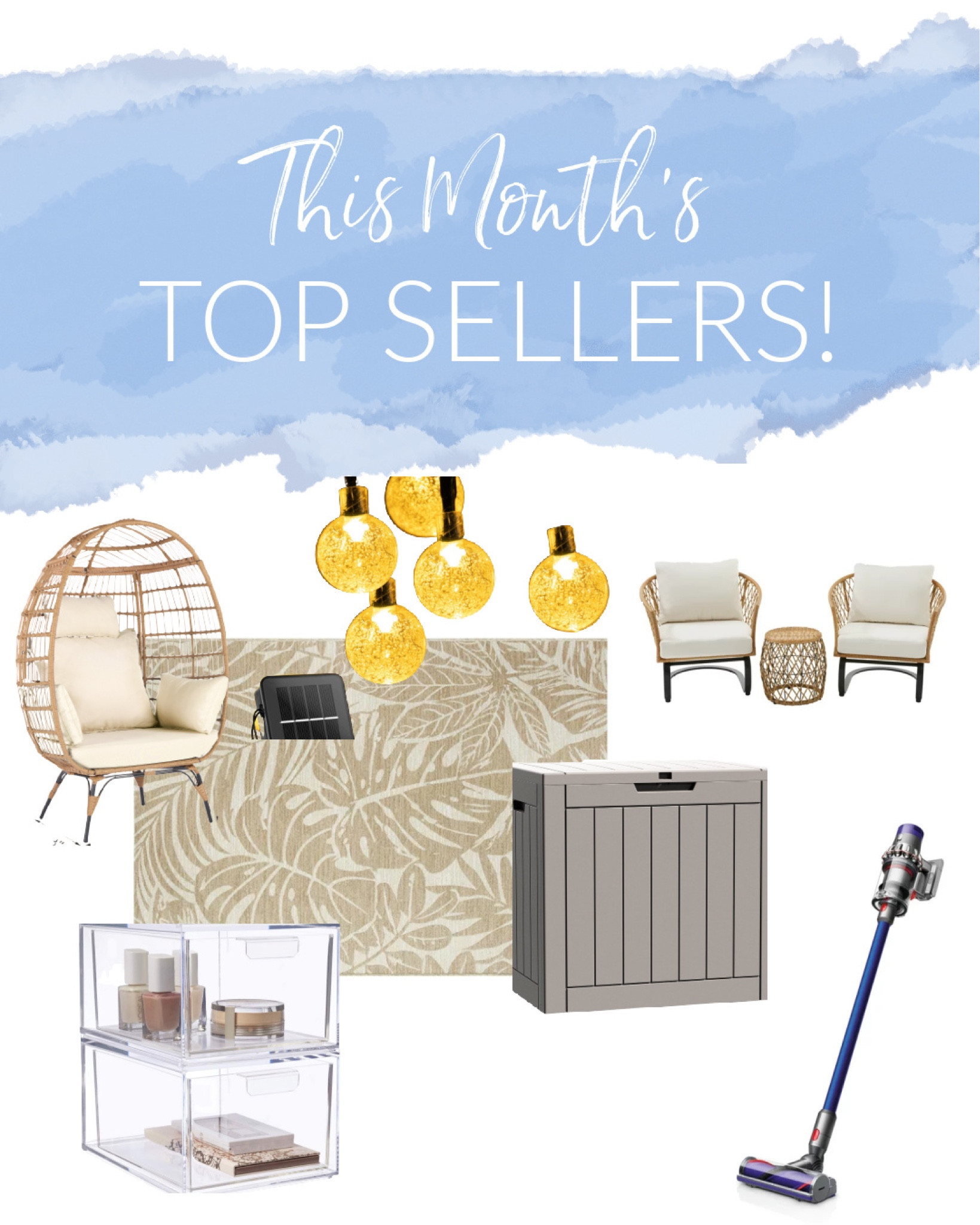Outdoor Living seems to have been the theme for May, with a little bit of cleaning & organization sprinkled in! Here’s a round-up of everything you’ve been loving this month!

#LTKhome #LTKFind #LTKSeasonal