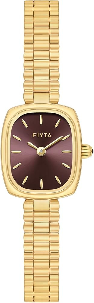 FIYTA Women's Watch - Elegant Gold Small Square Luxury Watch with Sapphire Crystal; 316L Stainles... | Amazon (US)