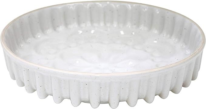 Casafina Fattoria Collection Stoneware Ceramic Round Baking Pan 10.75", White | Amazon (US)