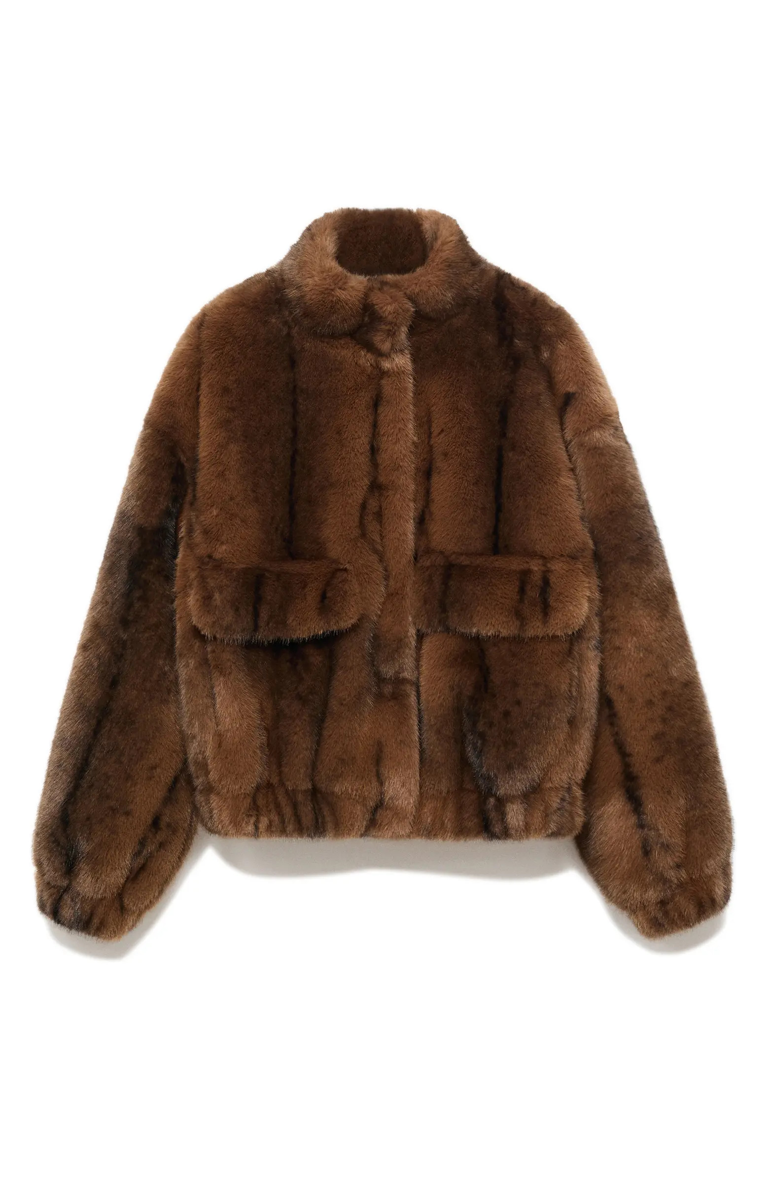 MANGO Faux Fur Jacket | Nordstrom | Nordstrom