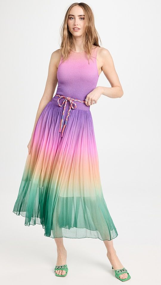 Cira Shirred Midi Dress | Shopbop