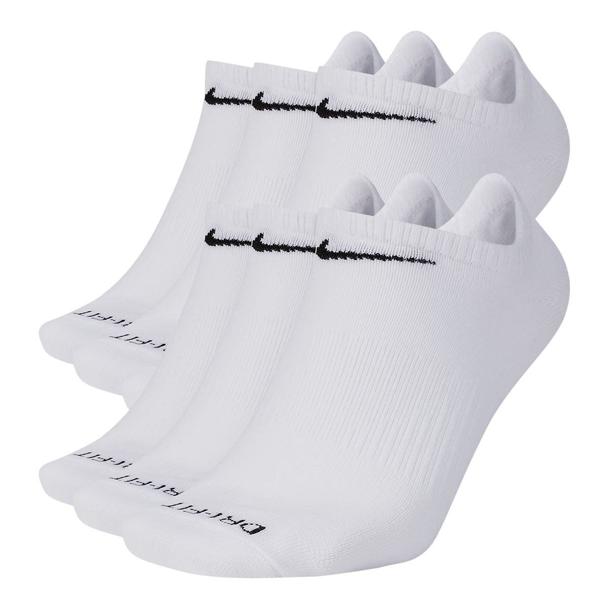 Nike Women's Everyday Plus Lightweight No-Show Socks - 6 Pack | Sport Chek