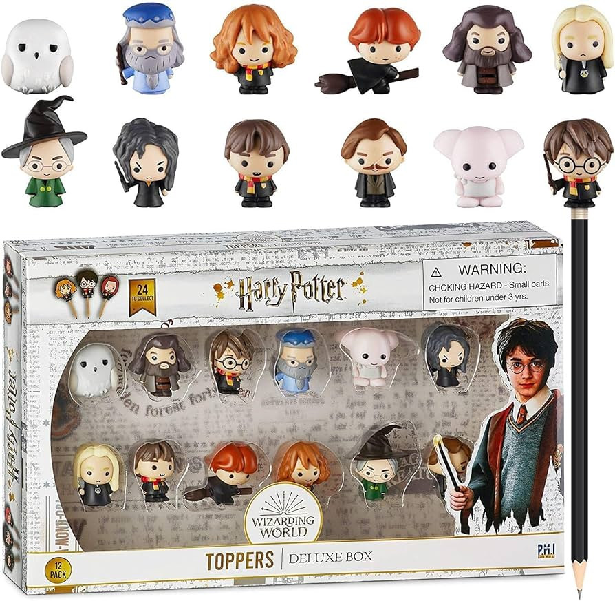 Harry Potter Pencil Toppers, Gifts, Toys, Collectibles – Set of 12 Harry Potter Figures for Wri... | Amazon (US)