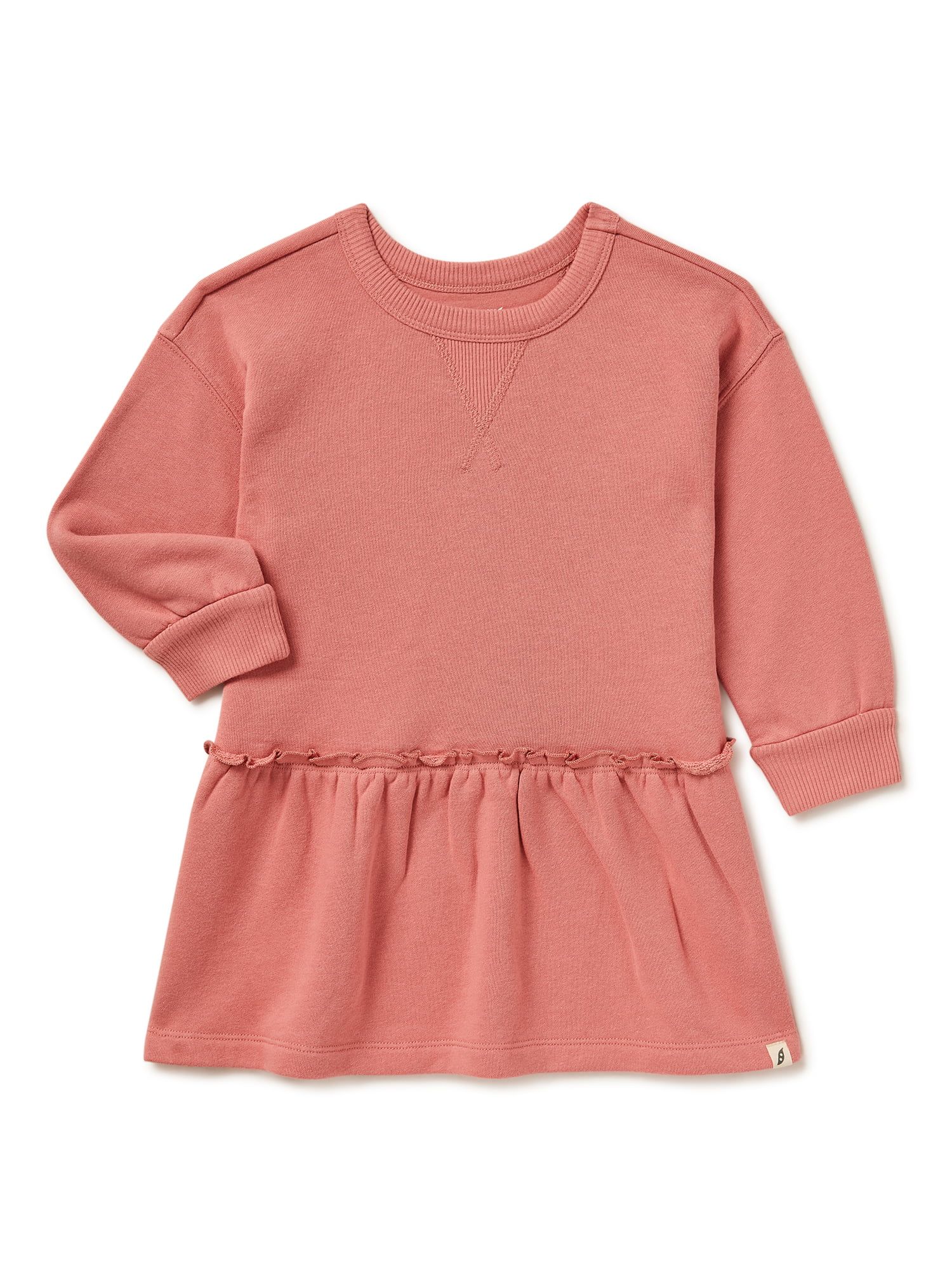 easy-peasy Baby and Toddler Girls' Sweatshirt Dress, Sizes 12 Months-5T - Walmart.com | Walmart (US)