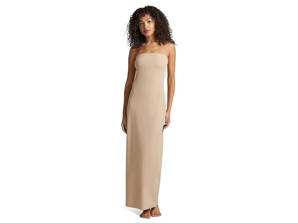 Commando Classic Strapless Maxi Slip Women's Dress Beige: XS/S | Zappos.com