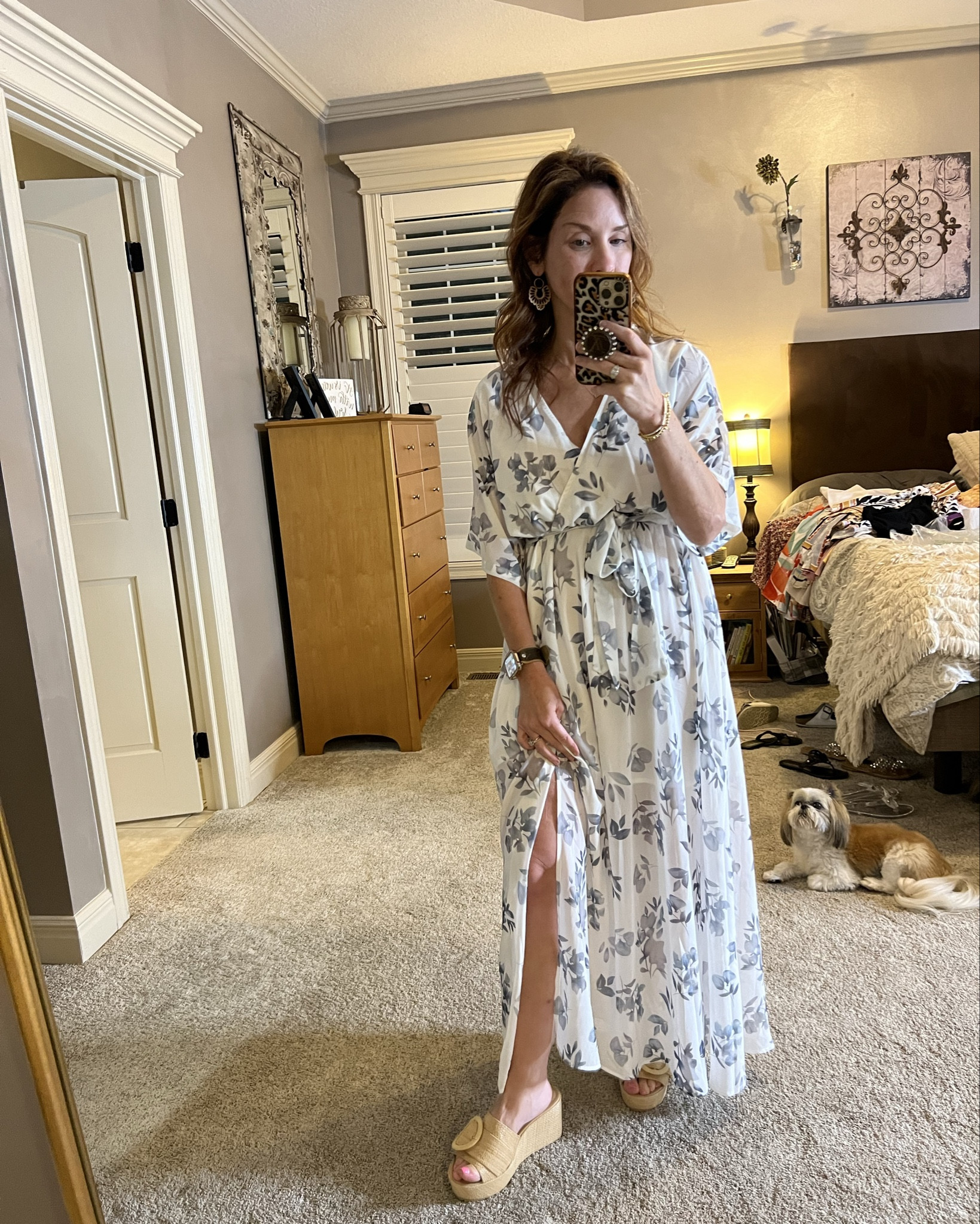 Love this feminine flowy dress 
Lined and ties with empire waist 

Ended up grabbing this dress last minute for family beach 🌊 pics! 


Wearing a size small 

Size reference: 5.’1 120 lbs 

#LTKOver40 #LTKStyleTip #LTKFindsUnder50