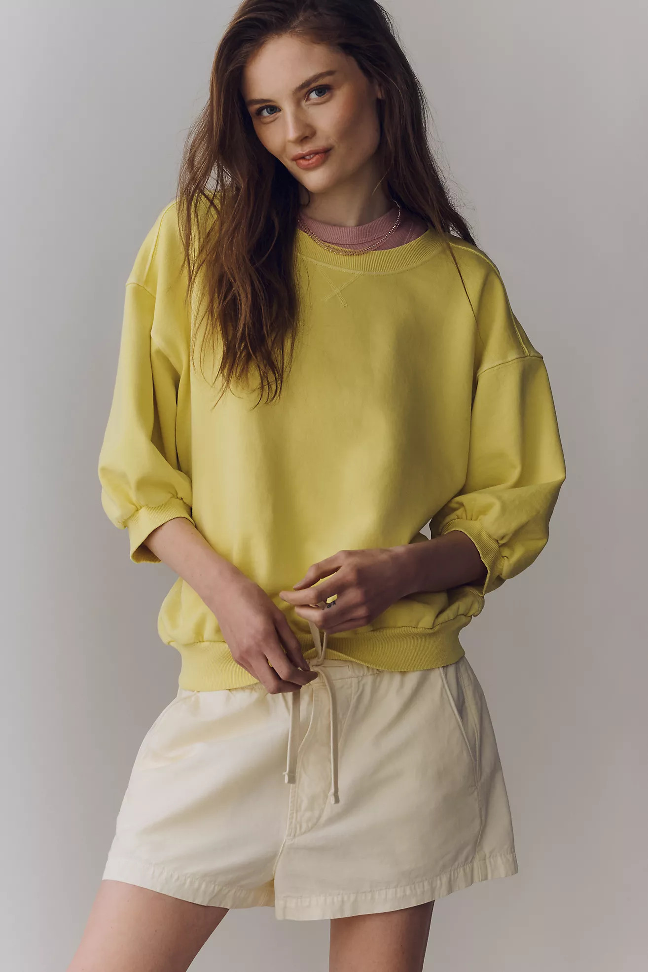 The Niki Bubble Sweatshirt by Pilcro | Anthropologie (US)