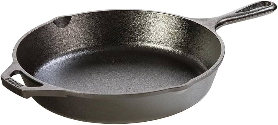 Lodge 10.25 Inch Cast Iron Pre-Seasoned Skillet – Signature Teardrop Handle - Use in the Oven, ... | Amazon (US)