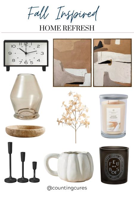 Do a home refresh with these table clock, faux plant, pumpkin mug and more!
#fallhome #decorfinds #designtips #interiordesign

#LTKstyletip #LTKSeasonal #LTKhome