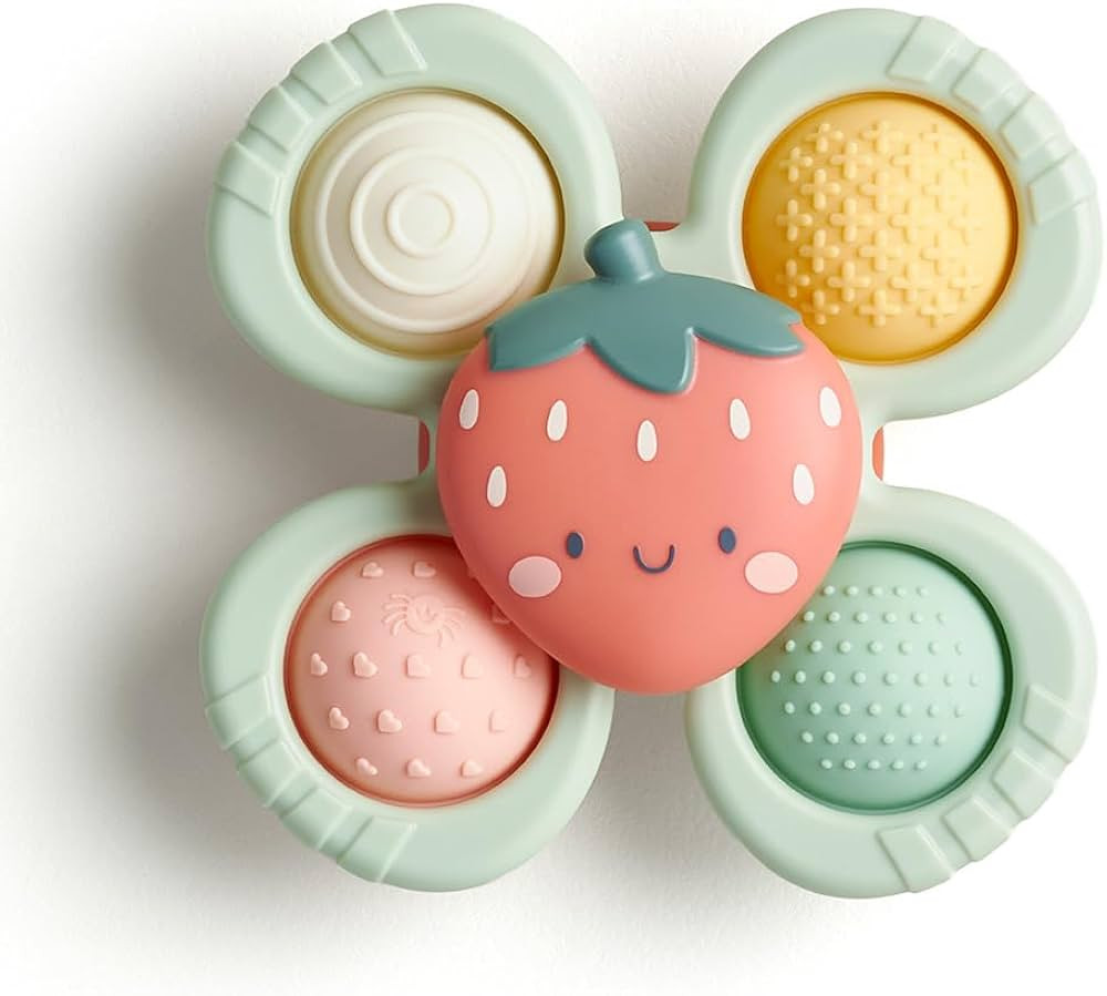 Itzy Ritzy Pop & Whirl – Fidget Spinner Travel & Bath Toy for Babies & Toddlers – Fidget w/Te... | Amazon (US)