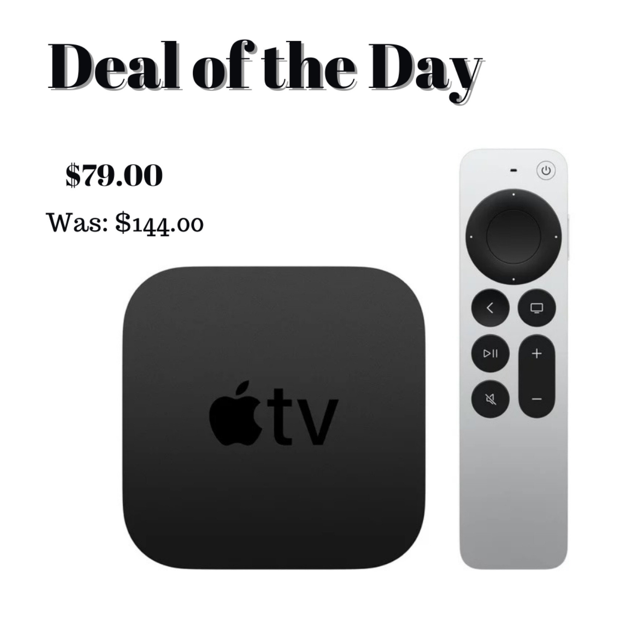 Grab this Apple TV HD 32GB (2nd Generation) on sale for $79!

#LTKhome #LTKFind #LTKsalealert