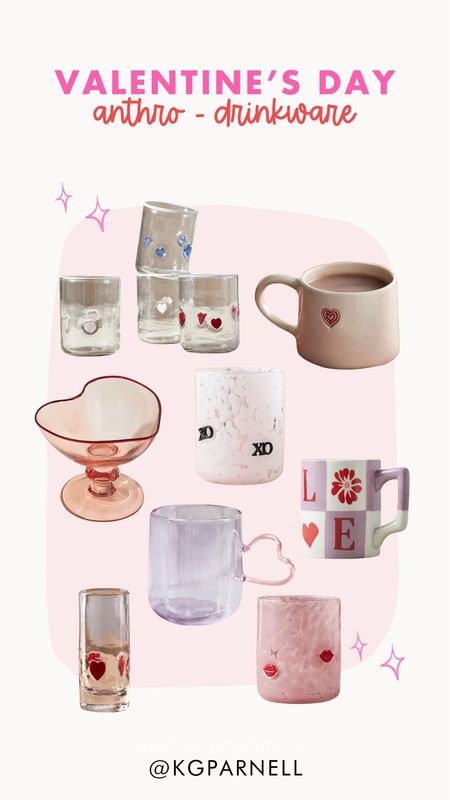 Anthropologie Valentine’s day Drinkware 😍💕❤️💘

#LTKSeasonal #LTKhome #LTKGiftGuide