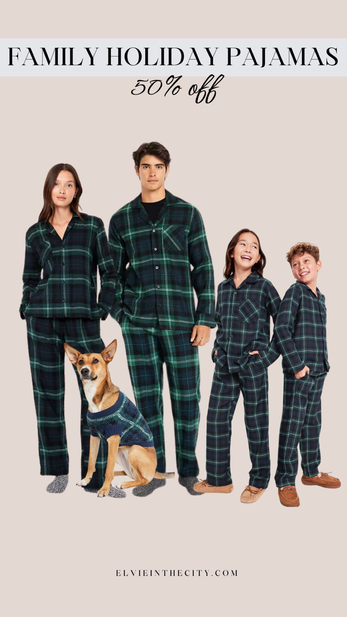Holiday pajamas for the family are 50% off at Old Navy! They have sizes for men, women, kids, babies, and even the dog!

Family pajamas, holiday pajamas, Christmas pajamas, fashion over 40

#LTKStyleTip #LTKFindsUnder50 #LTKHoliday
