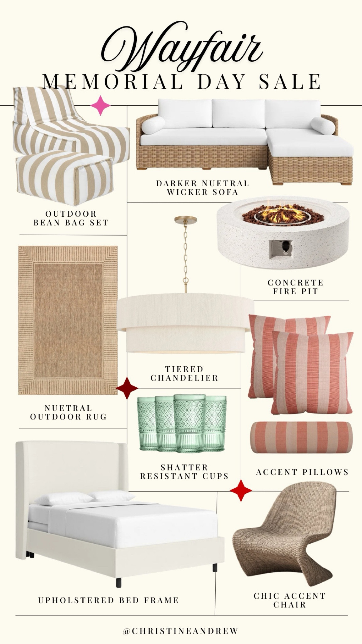 Amazing Memorial Day sale happening this weekend @Wayfair ✨ the best outdoor patio finds on major sale!! 

Outdoor patio decor, home decor, Wayfair sale, backyard patio design, outdoor couch, outdoor sofa, outdoor rug

#LTKSaleAlert #LTKSeasonal #LTKHome