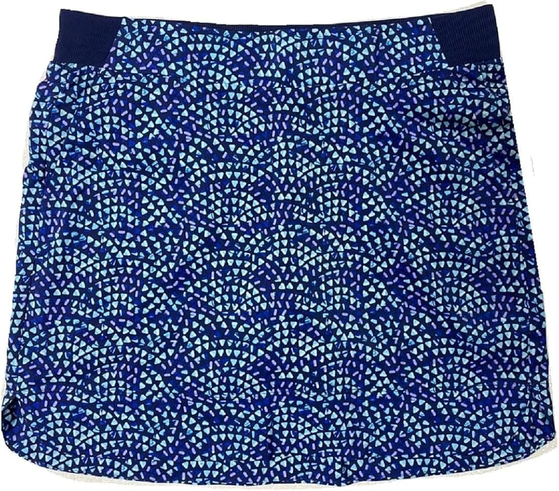 Cypress Club Women's Skort Built-in Shorts Tummy Smoothing (Blue Depths, Large) | Amazon (US)