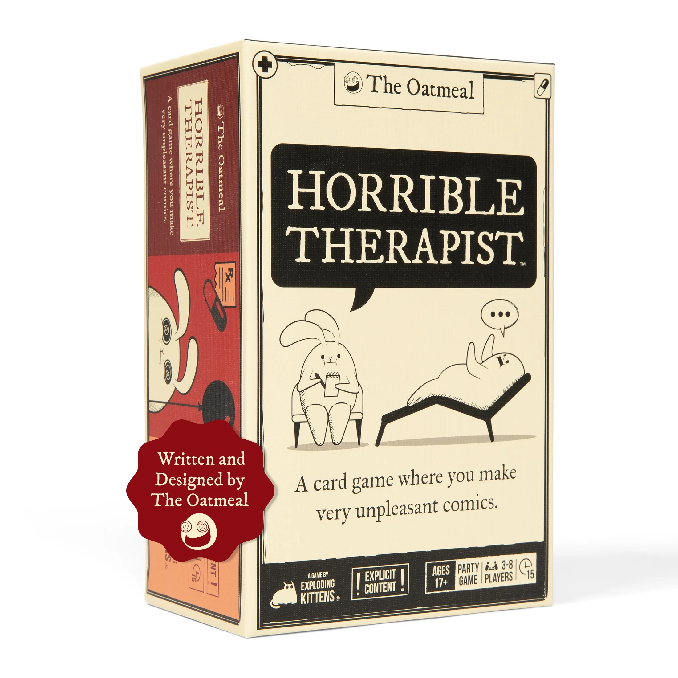 Horrible Therapist by Exploding Kittens: 3-8 Players - Ages 17+ - 15 Minutes to Play - Comic Buil... | Walmart (US)