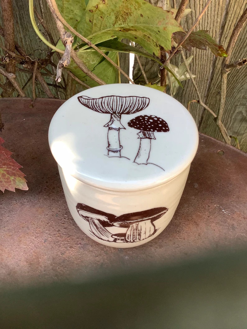 French Butter Dish Collection Mushrooms | Etsy | Etsy (US)