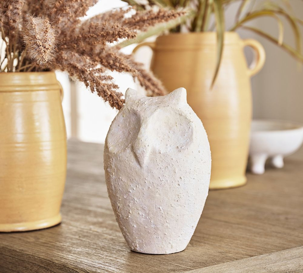 Handcrafted Artisan Owl Object | Pottery Barn (US)