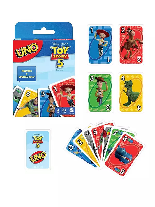 Uno Disney and Pixar Toy Story 5 Card Game for Kid, Adult & Family Nights | Very (UK)